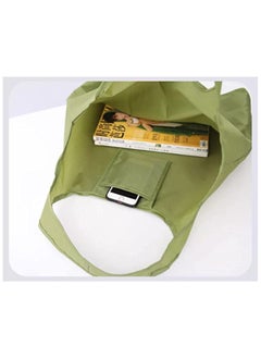 UrbanEssentia Reusable Grocery Bags, Set of 3pcs, Durable, Waterproof, Eco-friendly, Portable, Shoulder Handbags, Tote bags, Foldable Shopping Bags with Pouch  - Image 4