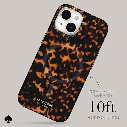 kate spade new york iPhone 15 Case / 14 / 13, Compatible with MagSafe - Tortoiseshell - Image 3