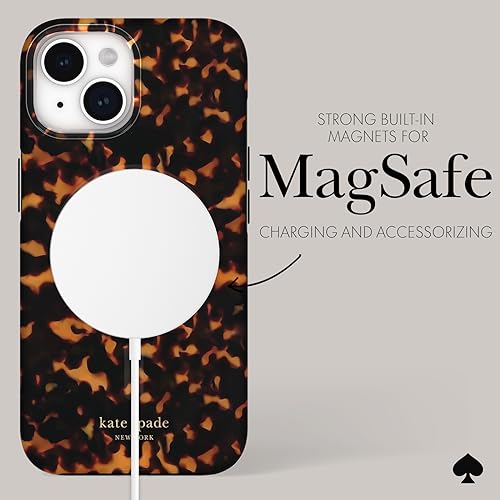 kate spade new york iPhone 15 Case / 14 / 13, Compatible with MagSafe - Tortoiseshell - Image 5