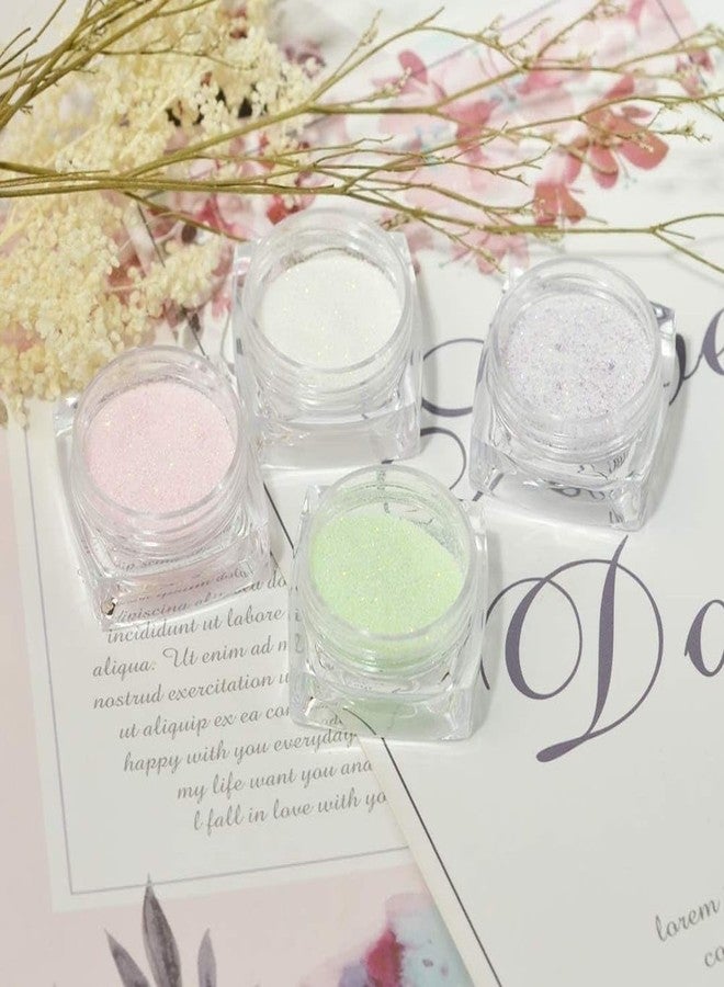 Bolt bee 12 Bottles Nail Art Glitter Sugar Powder Holographic Nail Art Decoration - Image 4