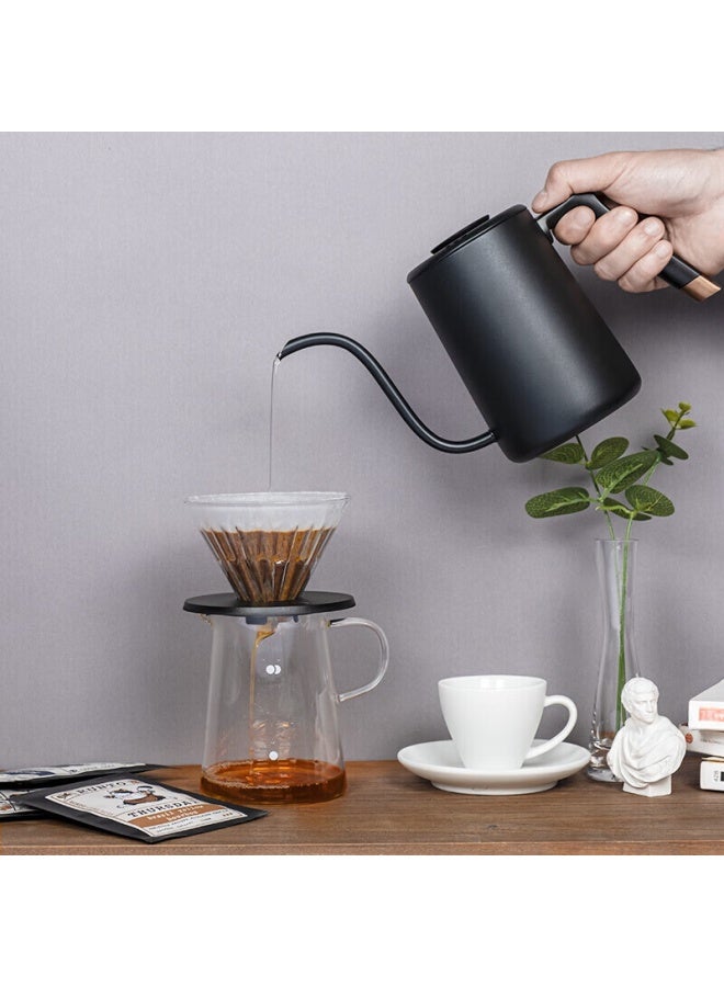 Timemore Pure Pour-Over Coffee Dripper, Home Use Pour-Over Kettle, Long Spout Narrow Mouth Kettle - Image 2