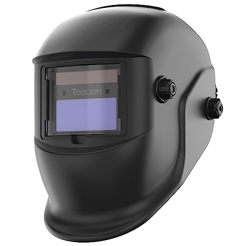 TOOLIOM Welding Helmet Auto Darkening Solar Powered with Adjustable Shade Range 4/9-13 for TIG MIG ARC Welder Hood Welder Mask - Image 1