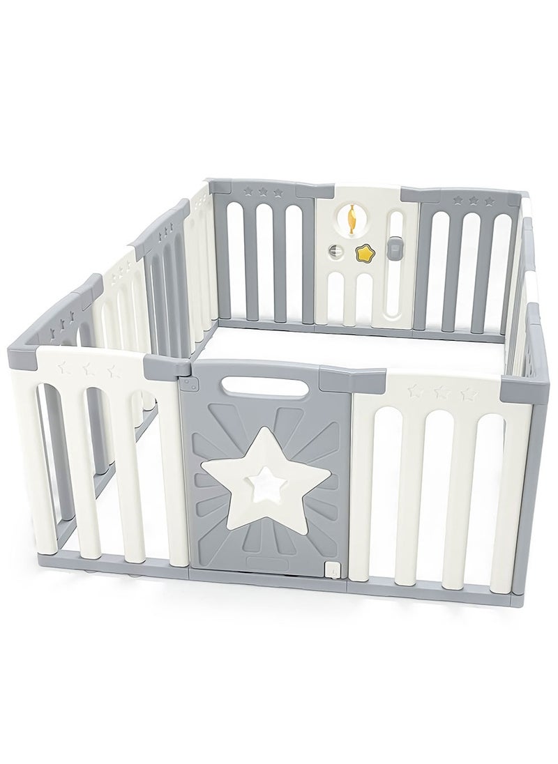 Bumble & Bird Bumble & Bird - Baby Safety Large Star Design Playpen 12+2pcs  - Image 1