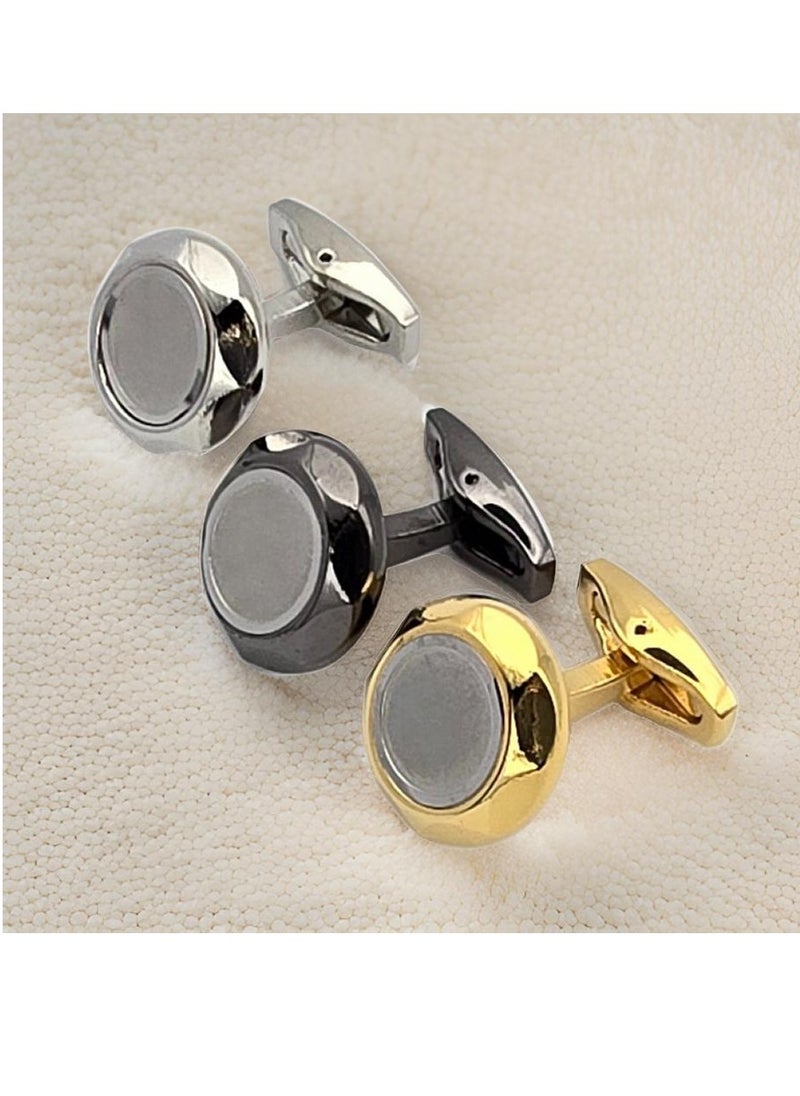 JADWAR - Men's cufflinks with elegant and modern high-quality buttons from Jadwar - Image 1