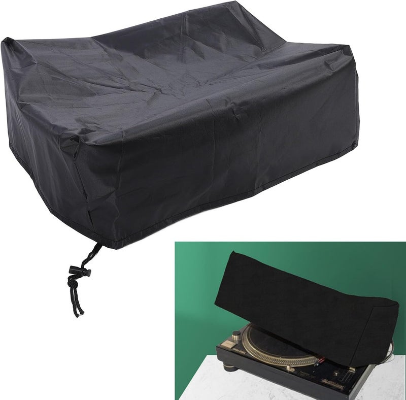 Turntable Cover, Folding Dust Protector for Record Player 18.0x14.0x6.75in Oxford Fabric with Lightweight Design Ideal for Daily Use On the go - Image 3