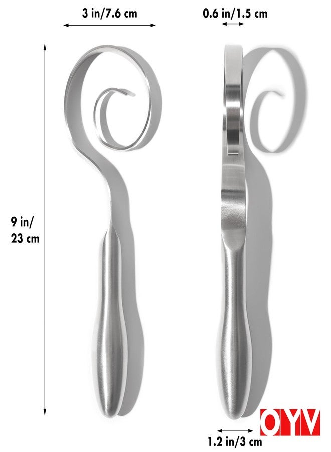 OYV Seamless Dough Whisk, 18/10 Stainless Steel Danish Dough Wisk, 9" Bread Whisk for Sourdough, Cookies, Pizza, Pastry, Dishwasher Safe Dough Hook - Image 5