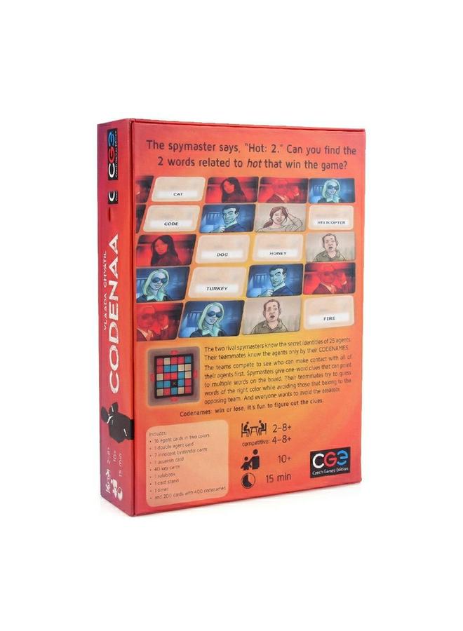 Bluejw English Action Code Codenames Chess Toy Board Game Card Secret Code Anti-human Card - Image 4