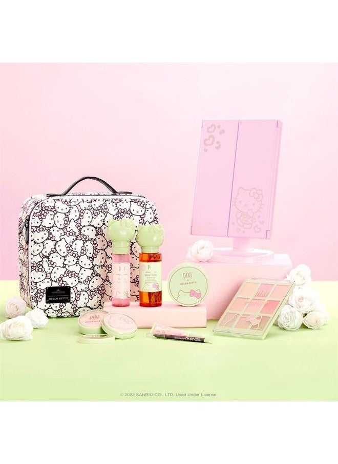 IMPRESSIONS VANITY · COMPANY - Impressions Vanity Hello Kitty Mirror with Lights, Trifold LED Tri-Tone Makeup Mirror with Touch Sensor and Three Adjustable Mirror Panels, Makeup Vanity Handheld Magnifying Mirror (Pink) - Image 1