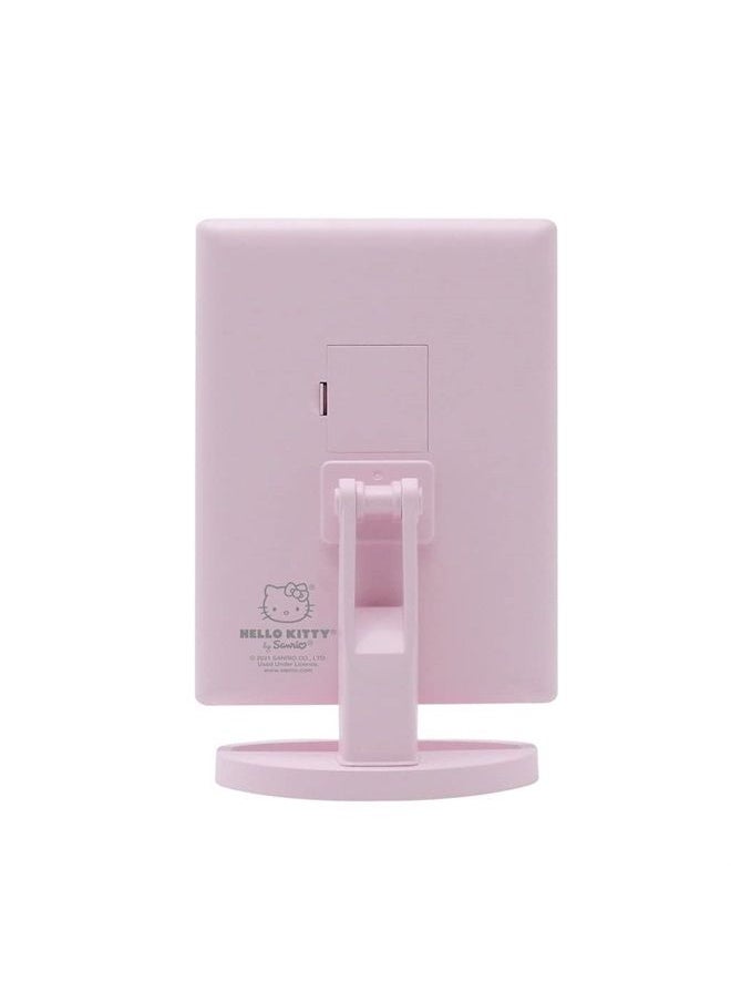 IMPRESSIONS VANITY · COMPANY - Impressions Vanity Hello Kitty Mirror with Lights, Trifold LED Tri-Tone Makeup Mirror with Touch Sensor and Three Adjustable Mirror Panels, Makeup Vanity Handheld Magnifying Mirror (Pink) - Image 1