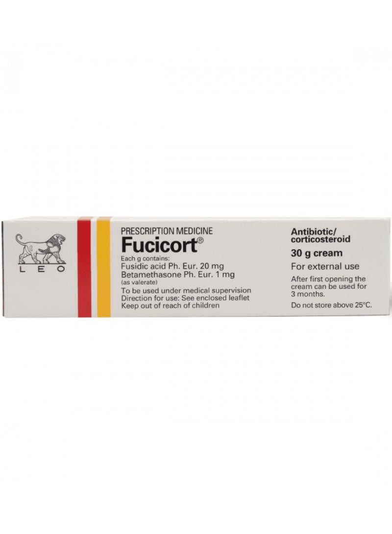 Fucicort Cream for Bacterial Skin Infections - 30g