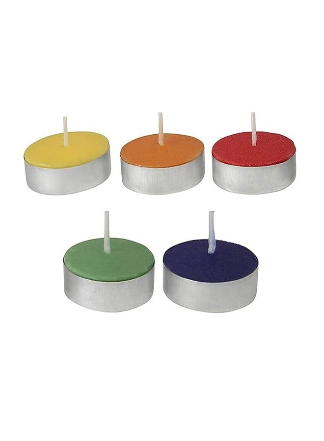 FIRSTROW First Row Aromatic Fables Scented Multicolor Set Tealight Candle | Hand-Poured Small Batch Candle Ideal for Diwali Celebration, Wedding, Home Decor, Gifting and Festivals (100) - Image 4