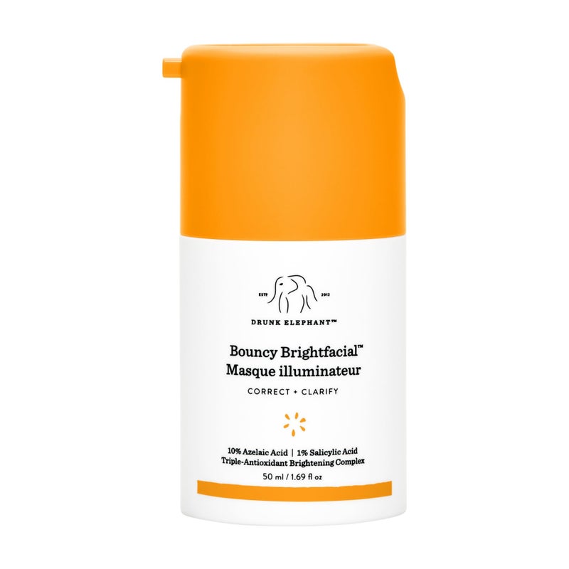 Drunk Elephant Bouncy Brightfacial - 50 ml/1.69 fl oz - Illuminating Face Mask - Clean Clinical Skincare - Cruelty-Free - Dermatologist-Tested - Free of Essential Oils, Silicones, and Fragrance - Image 1