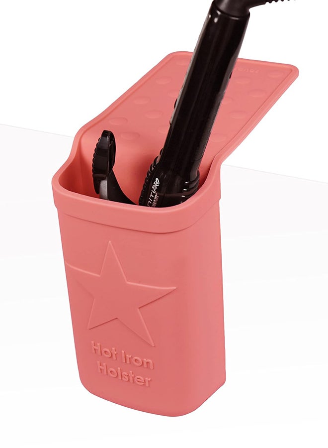 Holster Renewed - Brands Hot Iron  Adhesive Free Silicone Storage Pocket For Organization And Travel Heat Resistant To 500°F Ideal For Curling Irons Hair StraightenersAnd Other Hot Tools - Image 2