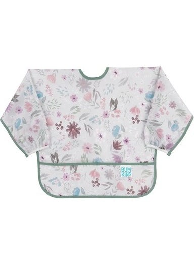 BUMKiNs Long Sleeve Apron (6-24 Months) - Floral  - Image 1
