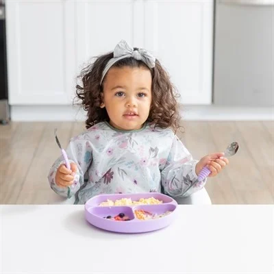 بمبكنز Long Sleeve Apron (6-24 Months) - Floral