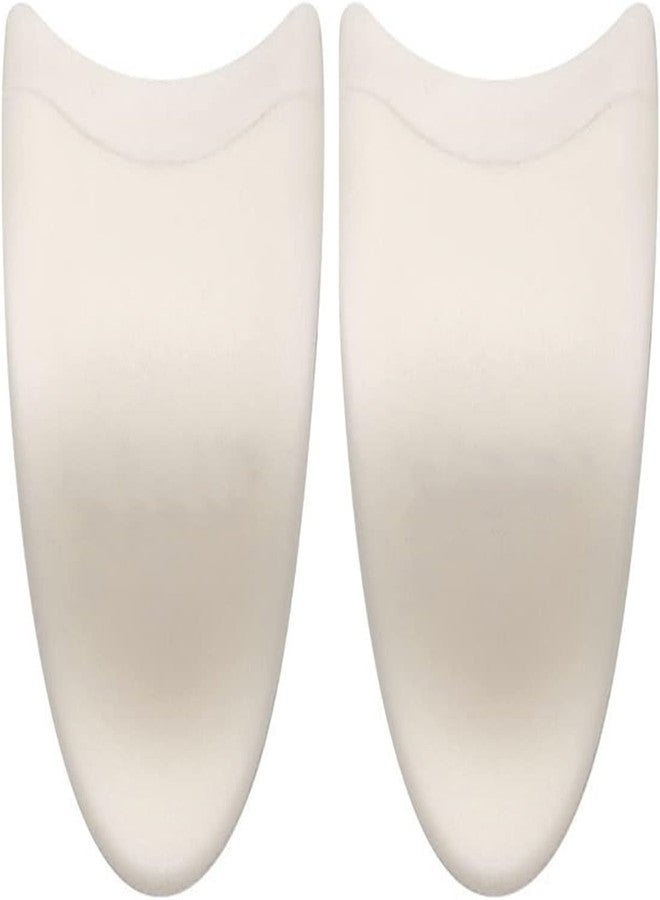GANPUB 2Pcs White False Eyelash Applicator Tool Tweezer Clip Clamp Women Makeup Fake Eyelashes Auxiliary Clip Cosmetic Tool for Beginners,Eyelash Tweezers,Eyelashes Buddy Kit - Image 1