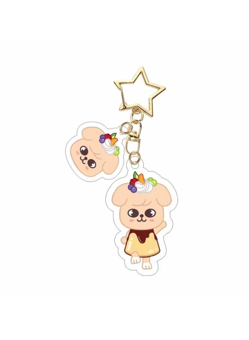 general 8-Pack Stray kids Goods Akey Chain Keychain KPOP Korean Style (C Set) Acrylic Key Chain - Image 4
