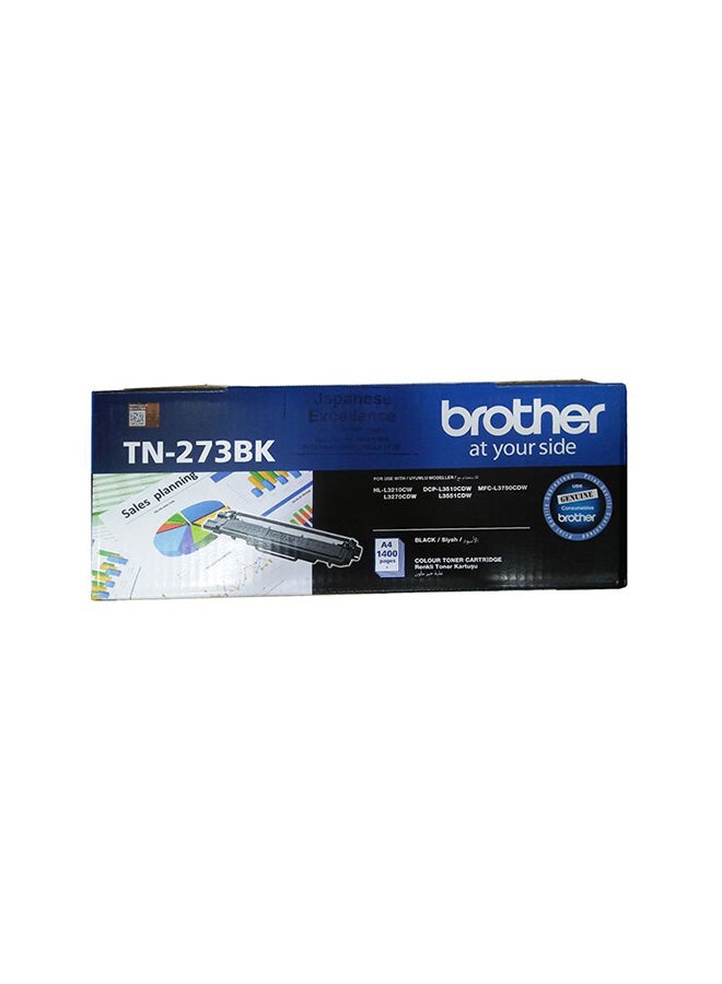 بروذر خرطوشة حبر أصلي ذات معدل إنتاجية قياسي للطابعات، طراز TN-273BK أسود - Image 2