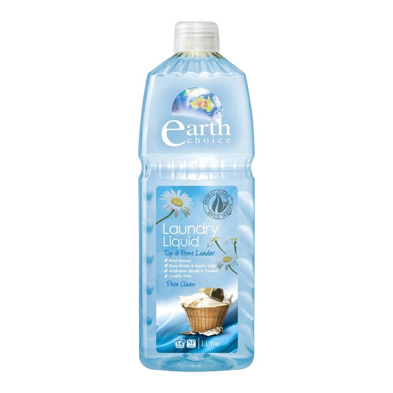 Earth Choice Laundry Liquid Top And Front Loader Pure Clean 1 Litre