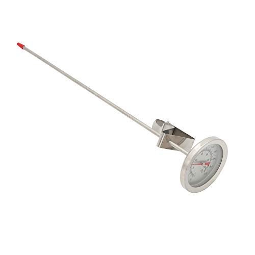 CRBrewBeer Homebrew Kettle Clip On Thermometer,Dial Thermometer,12" Stainless Steel Stem Meat Cooking Thermometer - Image 3
