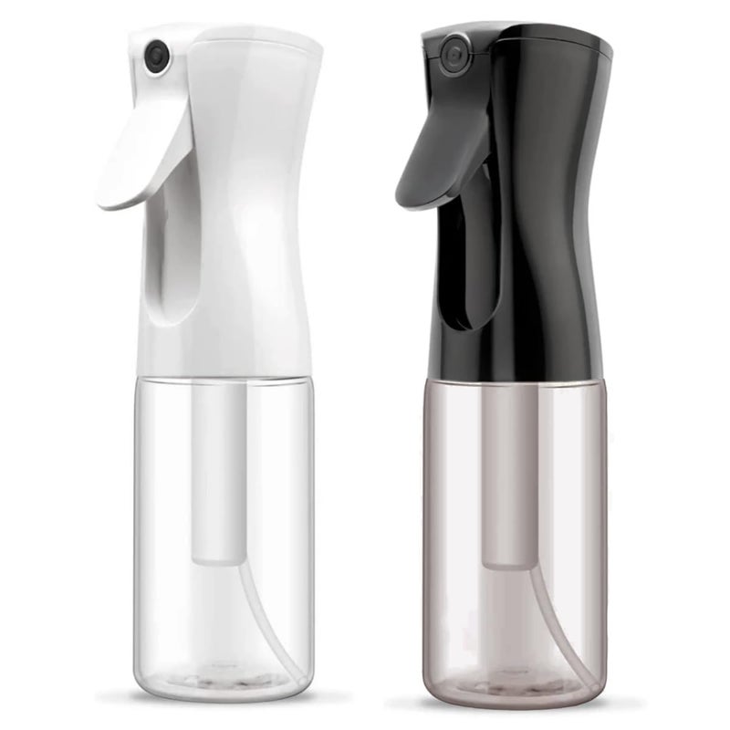 Elemsy Spray Bottle For Hair (2 Pack 6.8 Oz) Continuous Mister Empty Spray Bottles  Ultra Fine Mist Water Sprayer For Hairstyling  Cleaning  Plants  Pets  Barbers  Salons  Essential Oil Scents - Image 1