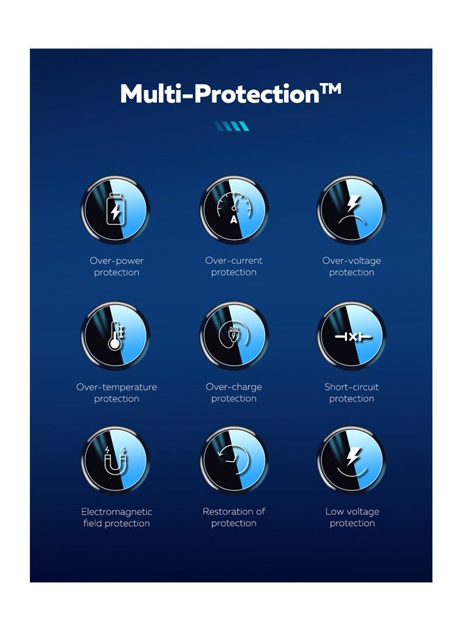 لدنيو بنك الطاقة السلكي LDNIO PL1013 بسعة 10000 مللي أمبير في الساعة - أسود - Image 3