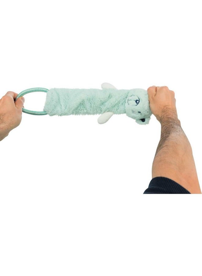 تريكسي ألعاب كلاب قطيفة معلقة صغيرة، ألعاب للجراء، مناسبة لجميع السلالات، مصنوعة من مادة البوليستر، لعبة كلاب قطيفة بحبل قطني، لعبة مضغ حيوانات الجراء للتسنين - 33 سم - Image 4