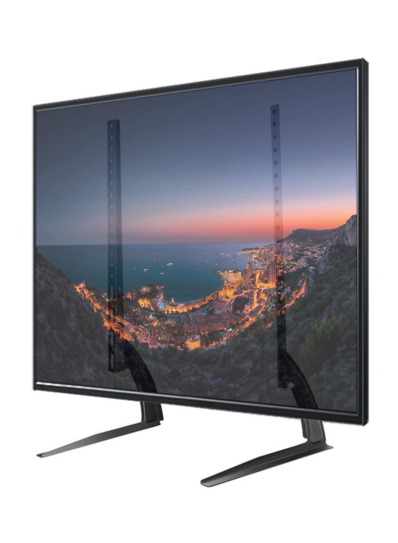 Universal TV Stand Tabletop for 40 to 70 inch Plasma LCD LED Flat Screen TVs, LCD TVs Premium Height Adjustable Leg Stand, Holds Up 35kg - Image 1