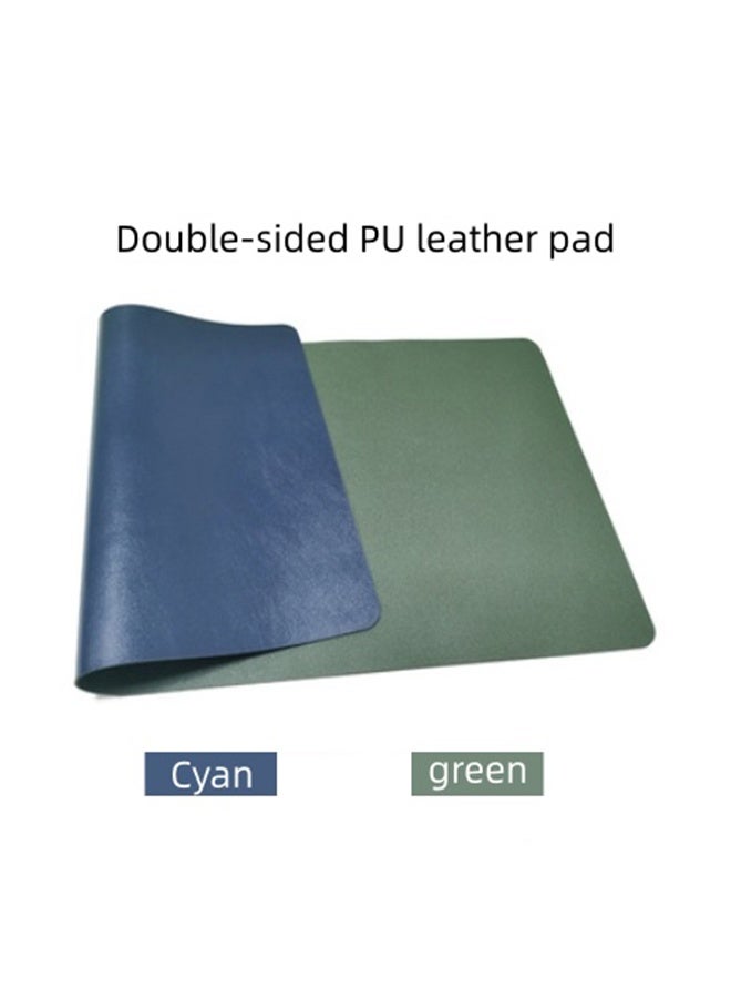 Mouse Pad, Large Office Desk Mouse Mat, Office Desk Pad, Laptop Pad, Gaming Large Mouse Pad, Double-Sided PU Leather Material, Waterproof, Heat-Resistant And Scratch-Resistant, 40cm×80cm - Image 3