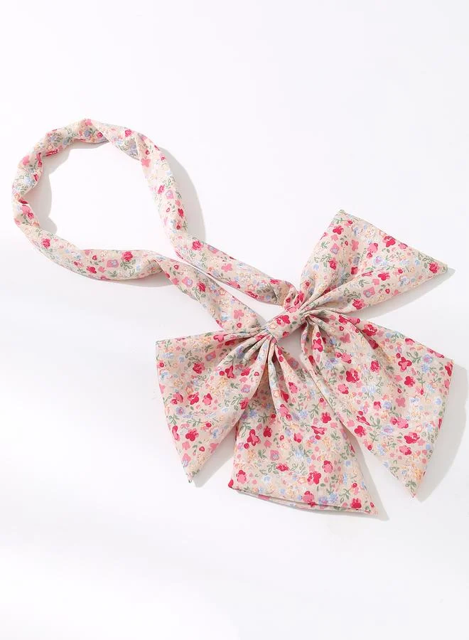 Take Two Floral Bow Headband