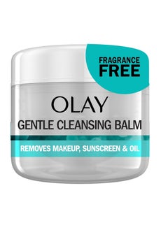 Olay Olay Gentle Cleansing Balm Makeup Remover, Fragrance Free, 3.4 fl oz, Hydrating Face Cleanser Removes Makeup, Sunscreen and Oil  - Image 1