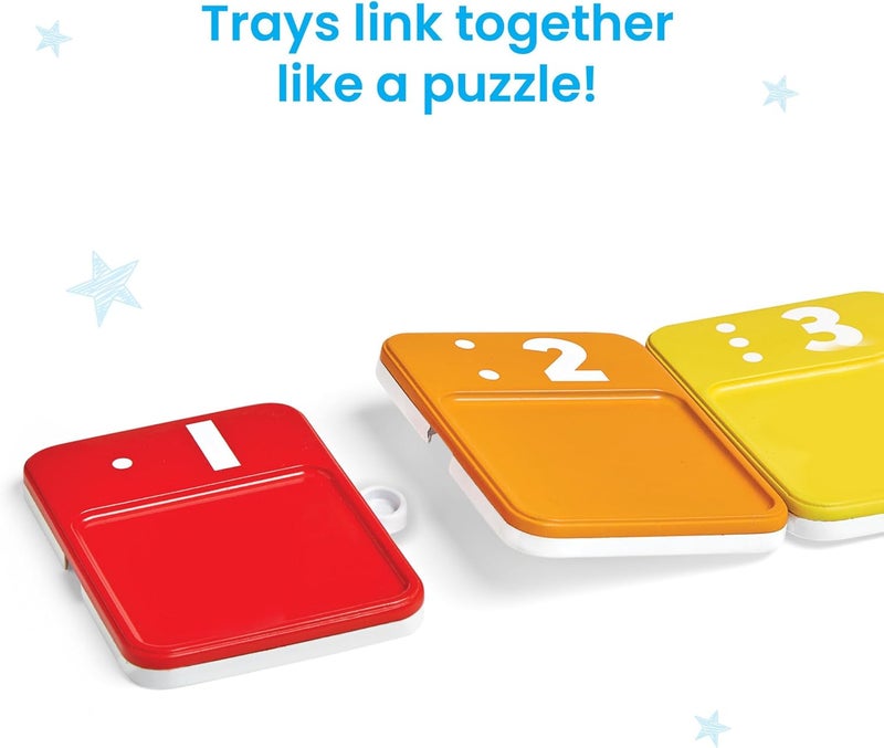 hand2mind hand2mind Sensory Number Trays Learning Numbers for Kids Fine Motor Activities Counting Toys for Sensory Seeking Kids Texture Toys PreWriting Skills for Toddlers Montessori Math Materials - Image 5