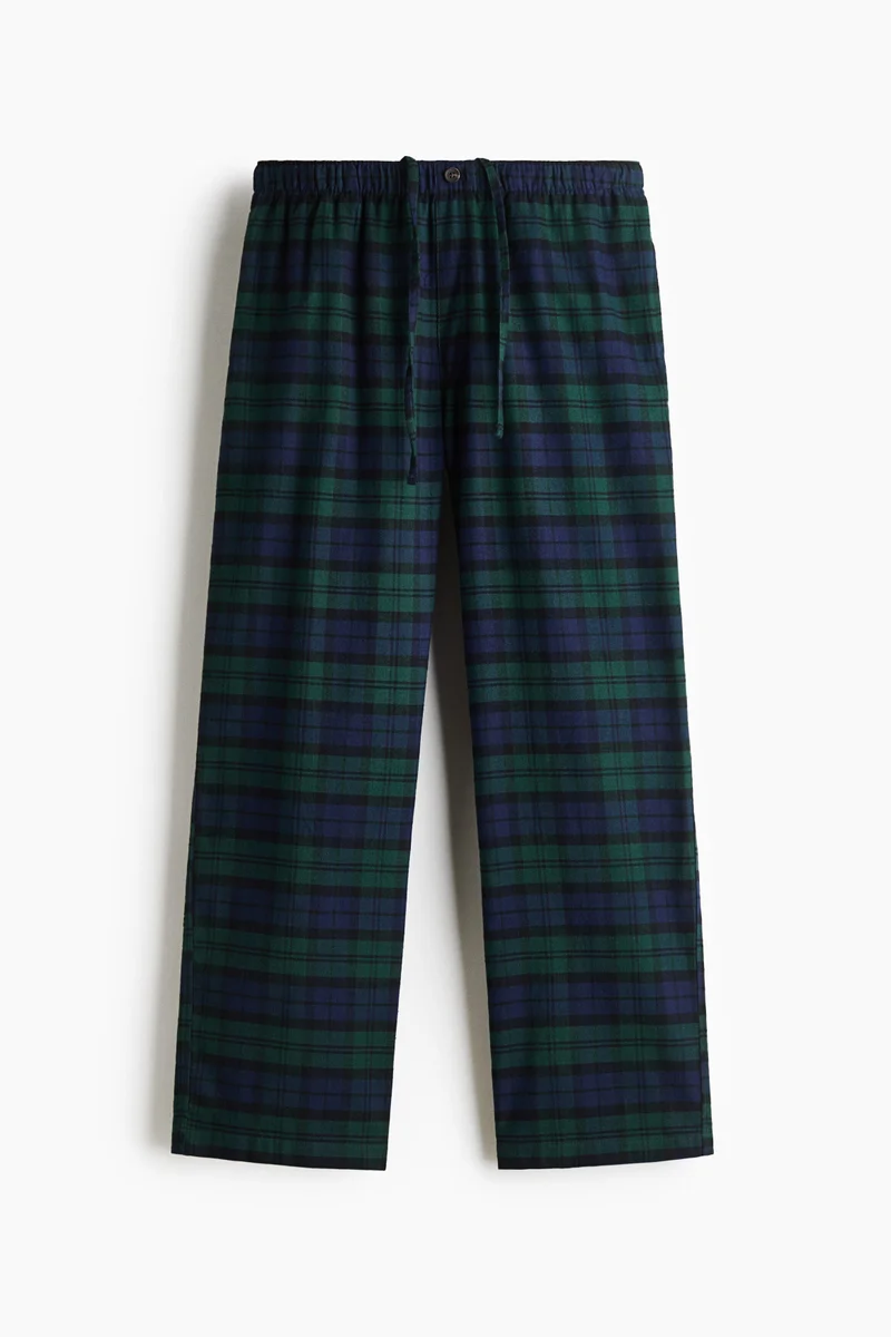 H&M  Flannel pyjama shirt and bottoms for Men | Best Price UAE