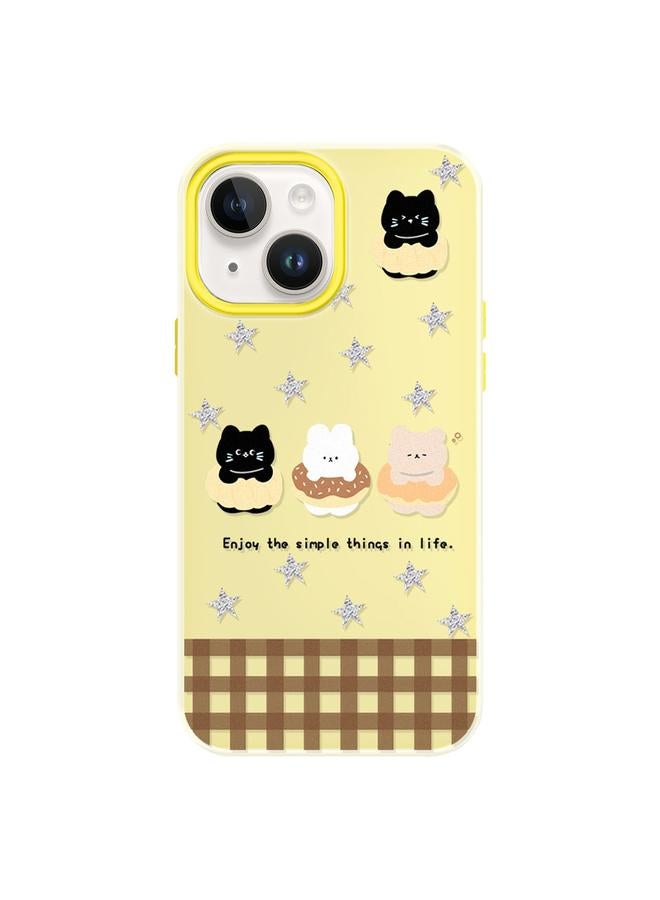 اس-توب جراب لهاتف iPhone 14 Plus مصنوع من مادة TPU الهلامية الملمس، جراب هجين من الكمبيوتر الشخصي - Image 1