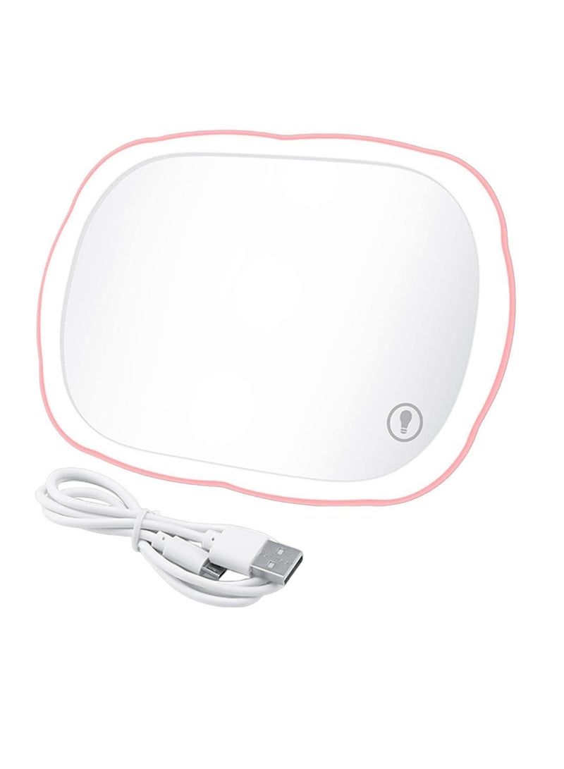 Generic Car Sun Visor Mirror (Makeup Mirror) with LED Lights  - Image 1