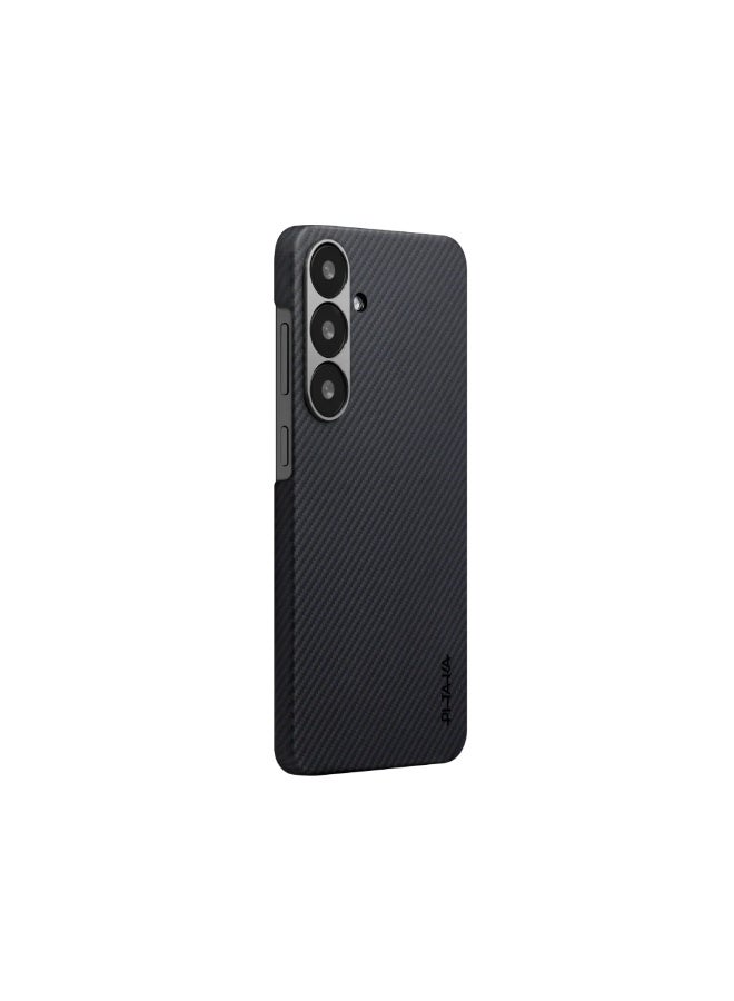 PITAKA Samsung Galaxy S25 Plus Ultra-Slim Case 600D Black/Grey (Twill)