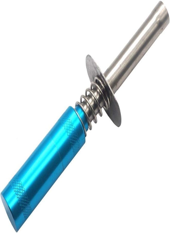 Chanjorlin 1/8 RC Car Glow Plug Igniter Starter 1/10 Nitro Engine Start Tool Support AA Batteries Power Compatible with 1:8 1:10 Scale Crawler Buggy Monster Truck Car Boat Plane Traxxas Tamiya Blue - Image 1