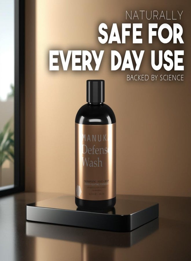 BALM OF GILEAD Antifungal Tea Tree Body Wash - 8.25 fl Oz Tea Tree and Manuka Antibacterial Body Wash - Helps Soothe Athlete’s Foot & Ringworm - Jock Itch, Chafing and Remove Odor - Image 5