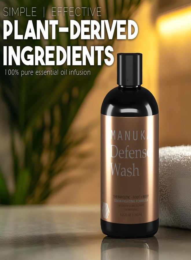 BALM OF GILEAD Antifungal Tea Tree Body Wash - 8.25 fl Oz Tea Tree and Manuka Antibacterial Body Wash - Helps Soothe Athlete’s Foot & Ringworm - Jock Itch, Chafing and Remove Odor - Image 4