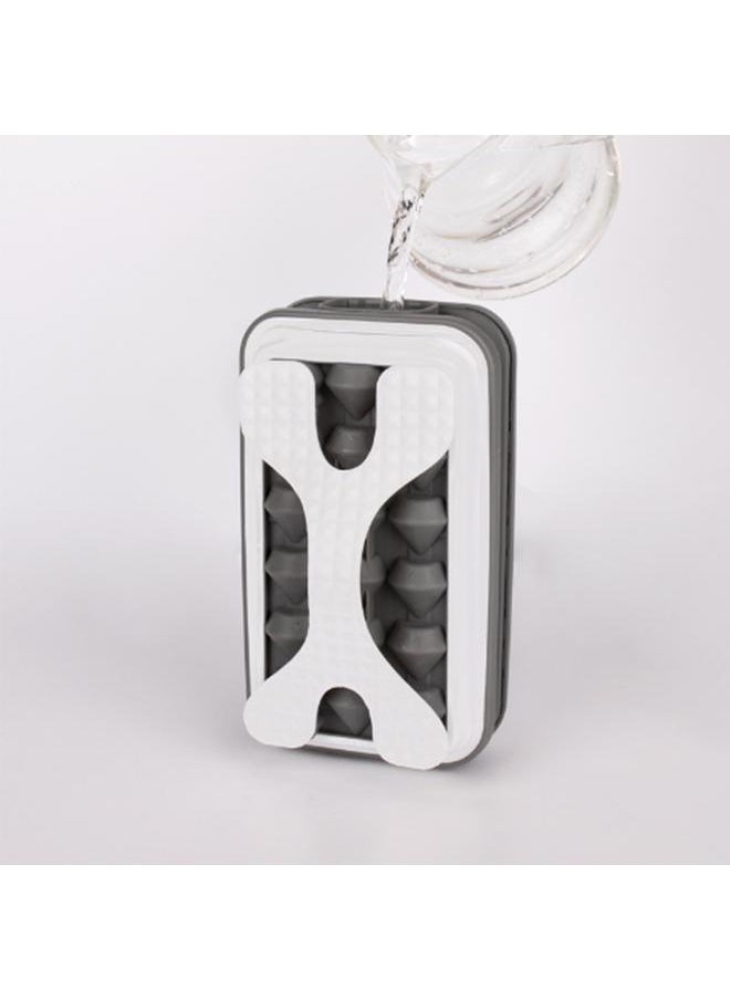 xozgdovg - Ice Block Mold Maker Homemade Ice Cube Tray Portable Food Accessible Silicone with Lid Cool Black - Image 1