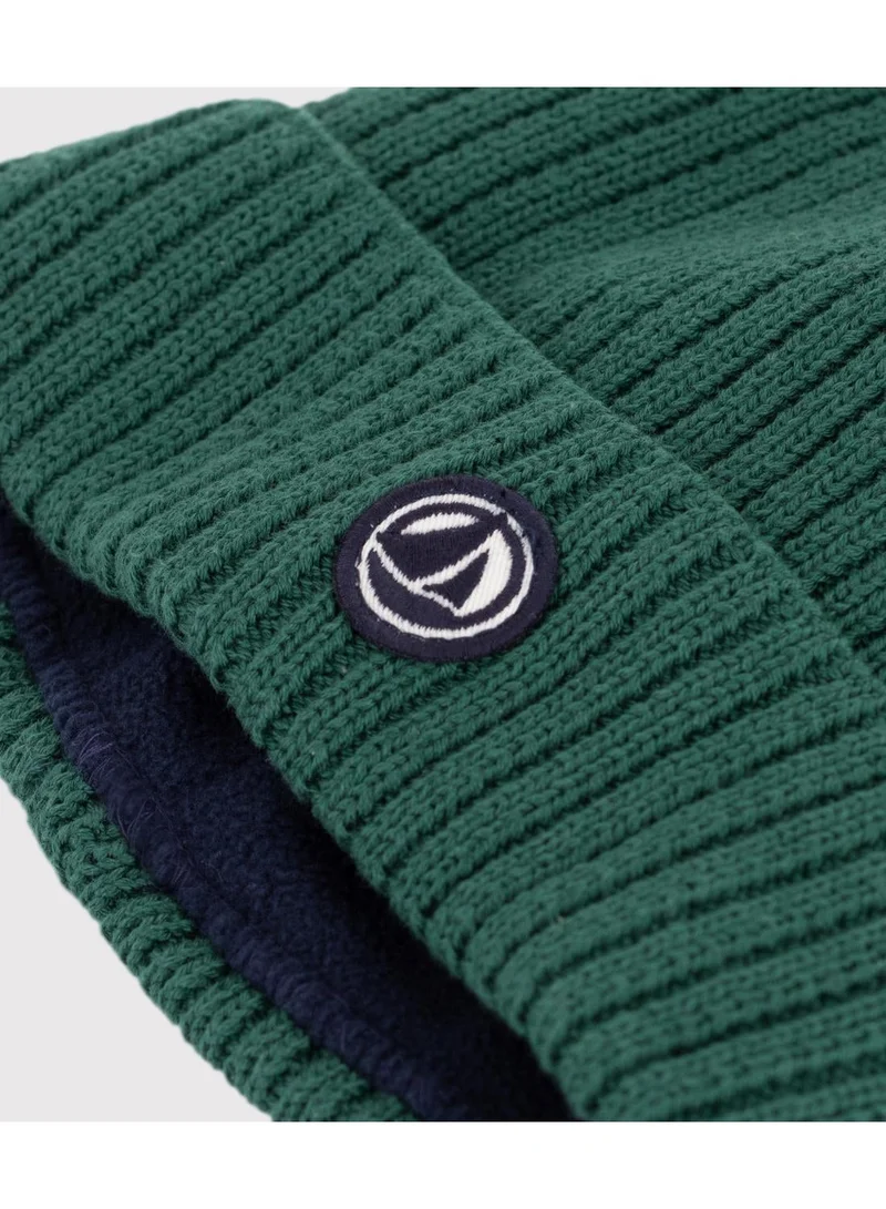 بيتي باتو قبعة أطفال محبوكة مبطنة بالصوف القطبي