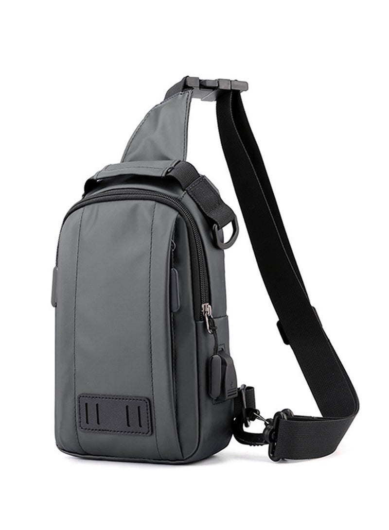 Crossbody bag 3*1 waterproof - grey - Image 1