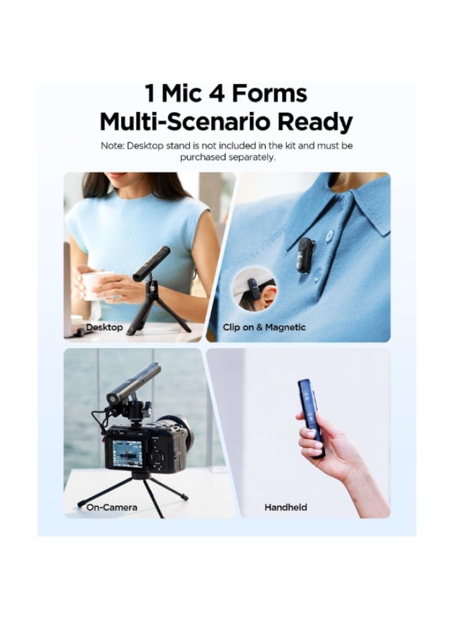 BOYA Magic-05 AI Wireless Mic – Dual Transmitters & USB-C Plug-and-Play - Image 3