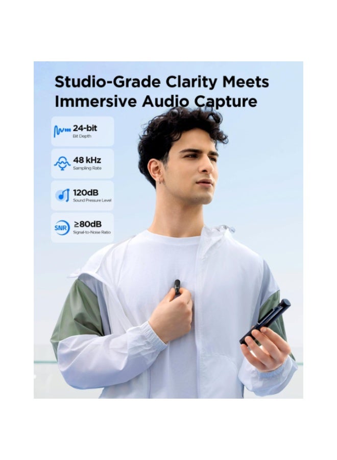 BOYA Magic-05 AI Wireless Mic – Dual Transmitters & USB-C Plug-and-Play - Image 5