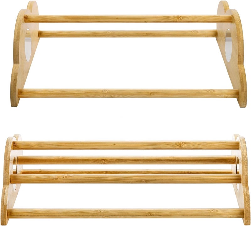 Frcctre Chicken Perch with Built-in Mirrors, Bamboo Freestanding Roosting Bar for Baby for Entertainment, Baby Chick Stand Training Perch Chicken Jungle Gym for Brooder, Coop, Hens - Image 5