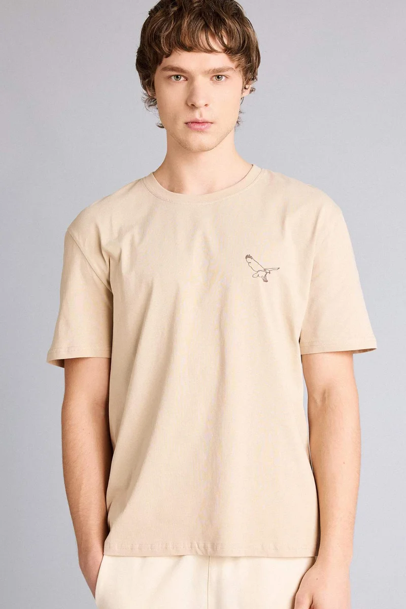 ديفاكتو Printed Short Sleeve T-Shirt