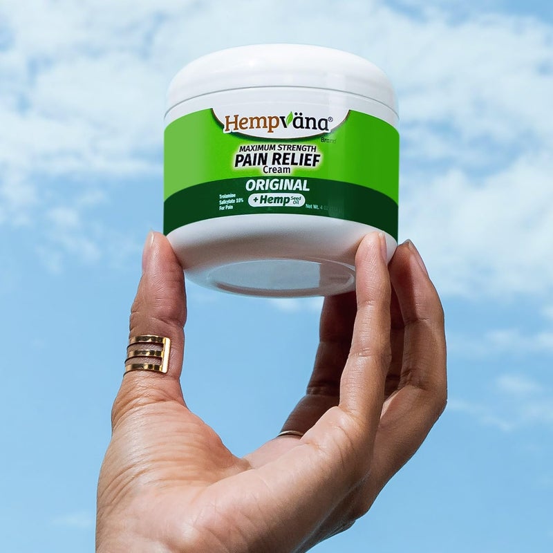 Bulbhead As Seen On TV Hempvana Original Relief Cream Maximum Strength, The Hemp Cream for Muscle Joint Back Knee Shoulder Neck Elbow Hand Foot - Image 4