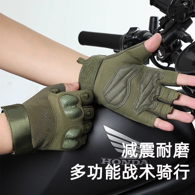 Sports Gloves With Air Cushion Anti Slip Wear Resistant Protection For Fitness Cycling And Outdoor Activities - Image 2