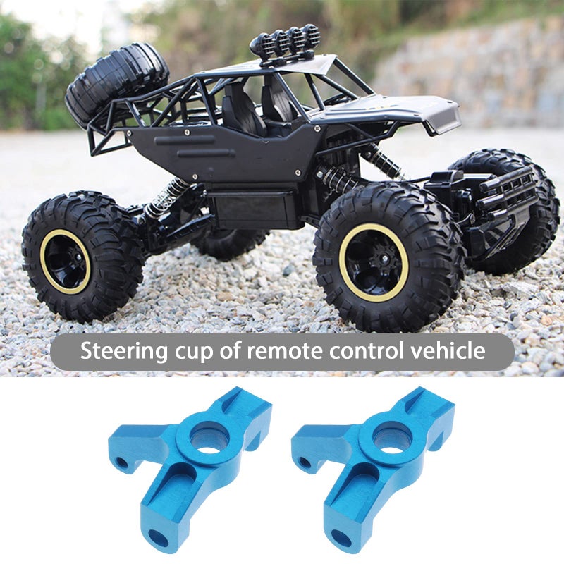 SING F LTD Set of Metal Steering Carrier Aluminum Alloy Left Right RC Car Upgrade Spare Part Compatible with Wltoys 1/14 144001 144002 1/12 124016 124017 124018 124019 RC Car - Image 2