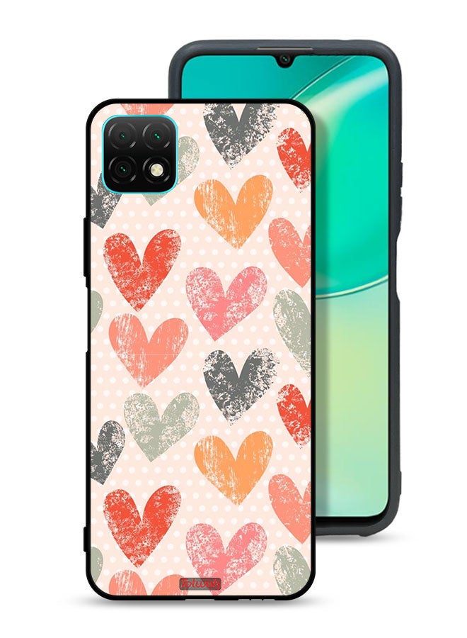 Tolwak Huawei nova Y60 Protective Case Cover Hearts Art - Image 1